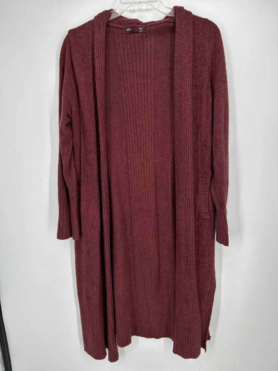Barefoot Dreams Size L Brown Red Cardigan