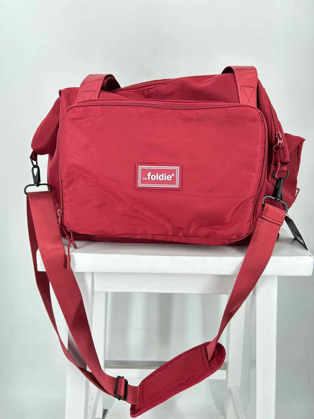 the foldie Red Nylon NWT Duffel