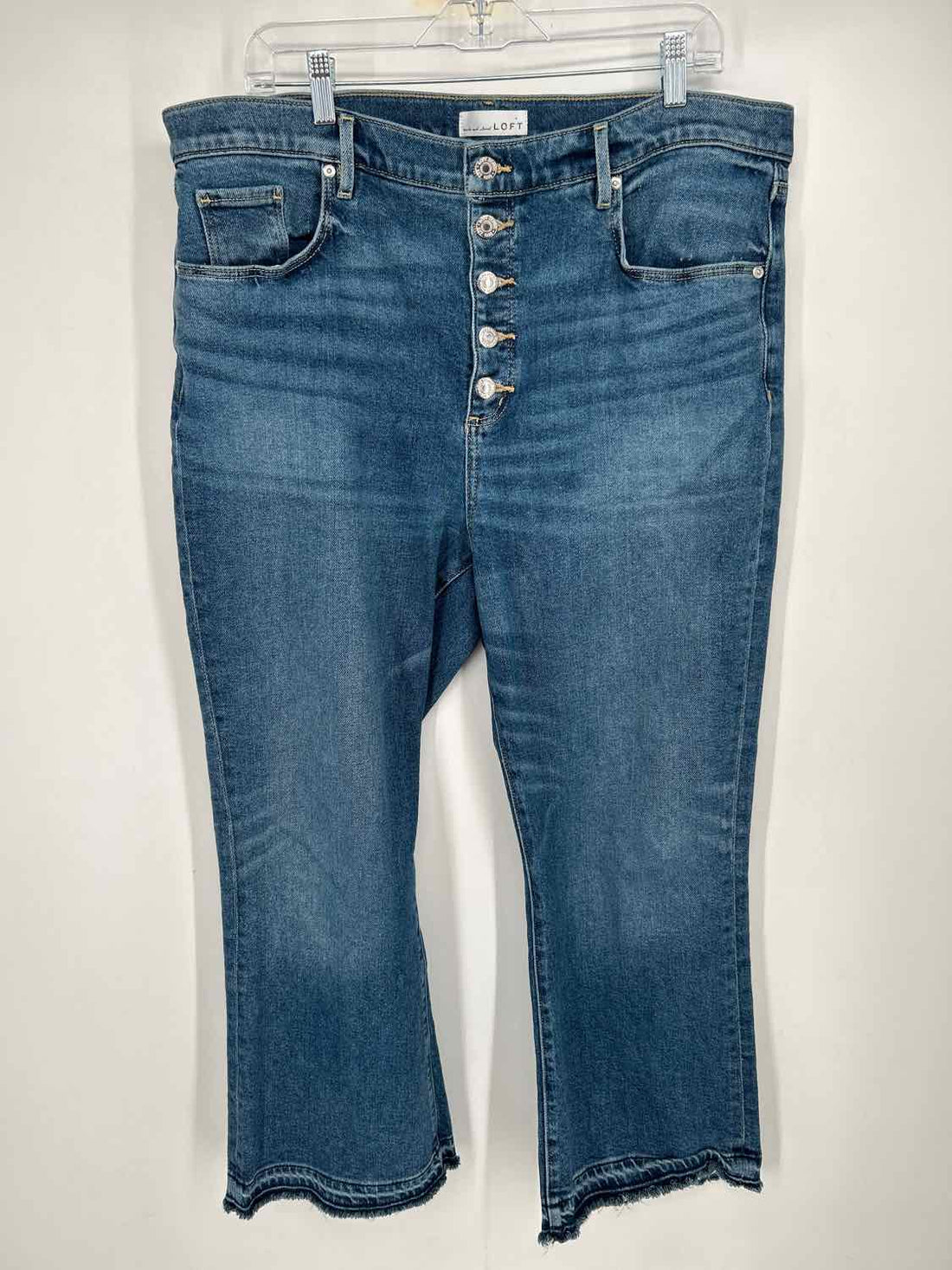 Loft Size 18 Medium Wash Denim Jeans