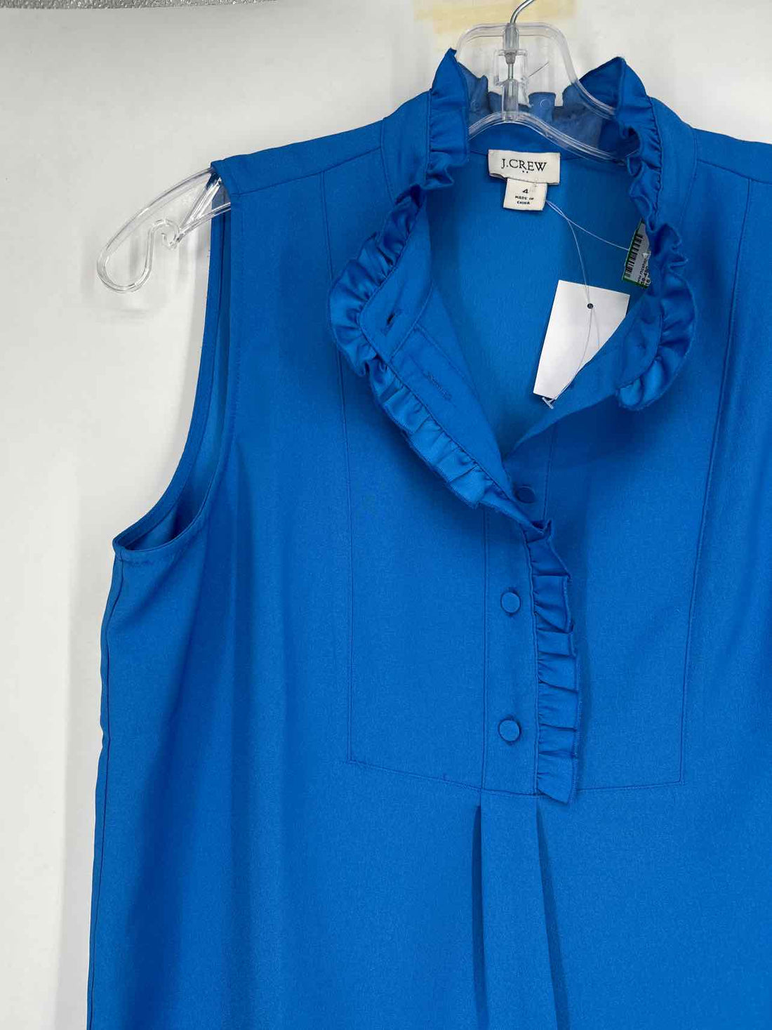 J Crew Size 4 Blue NWT Sleeveless