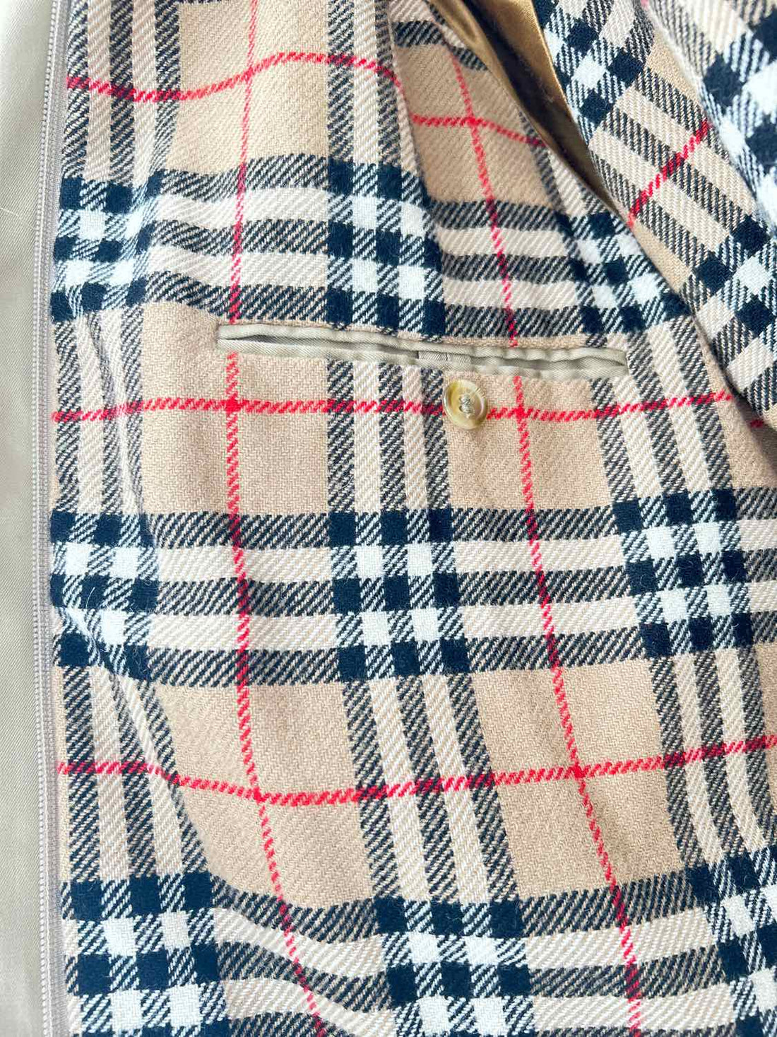 Burberry Size 10 Khaki Harrington Jacket