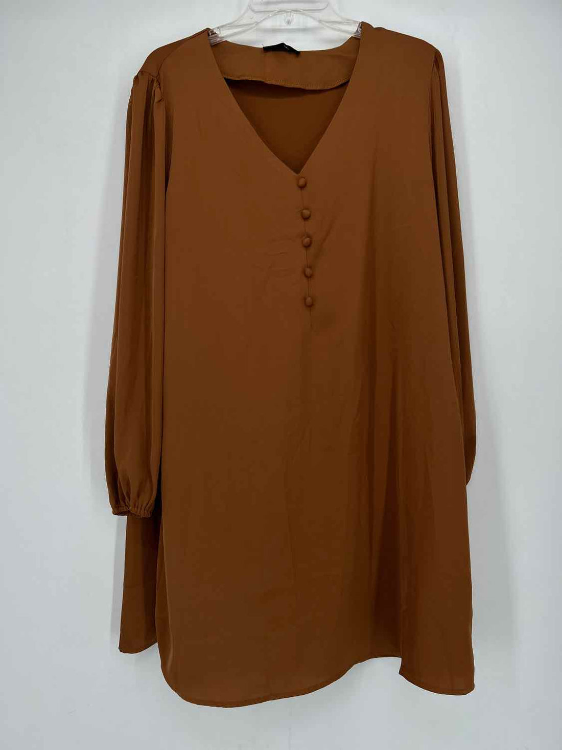 Pretty Garden Size L Brown Dress