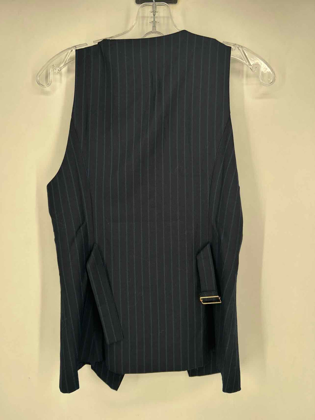 Few Moda Size 6 Navy Pin Stripe Vest