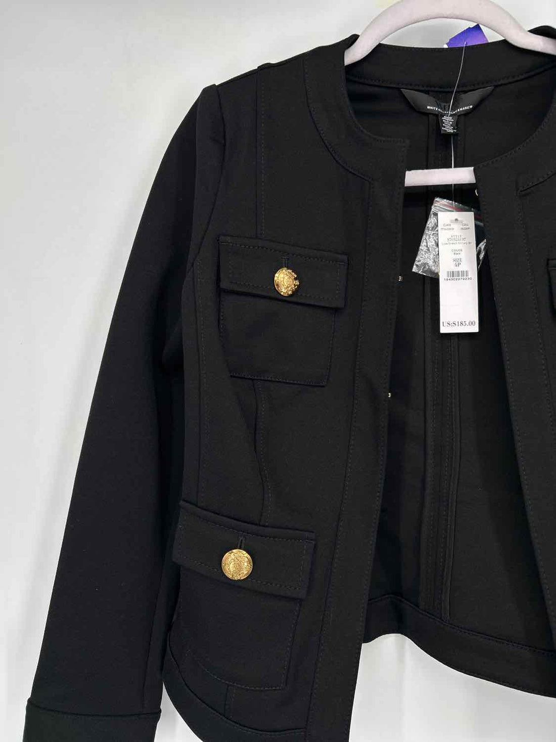 White House Black Market Size 4P Black Jacket