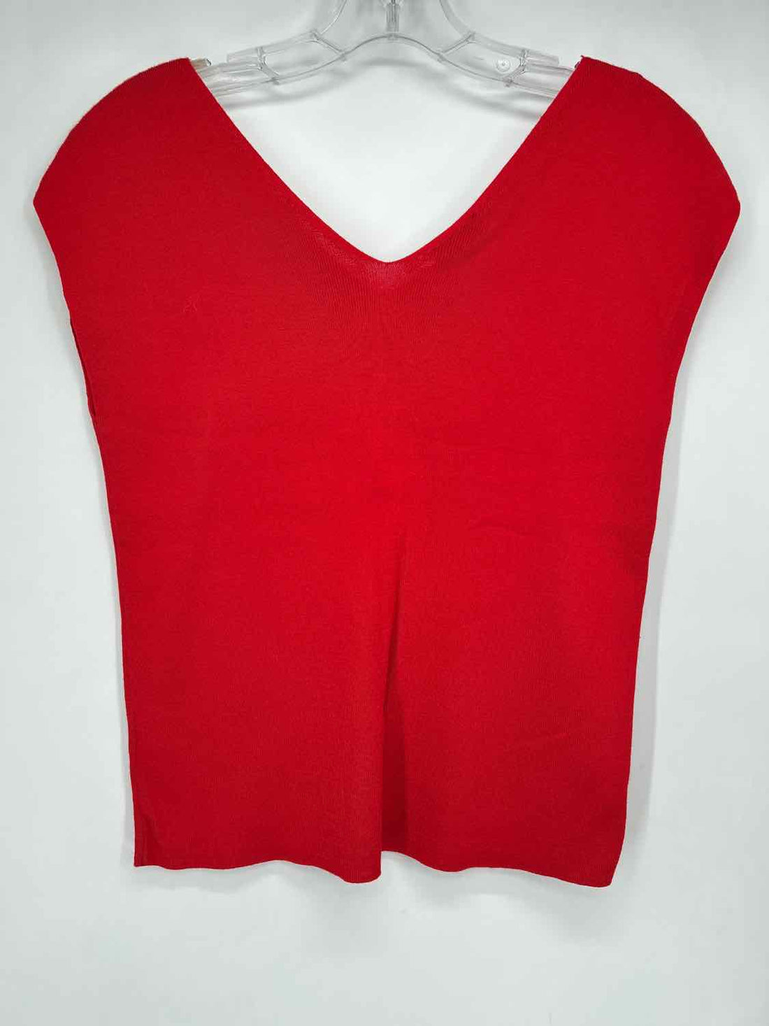 Talbots Size MP Red Short Sleeve