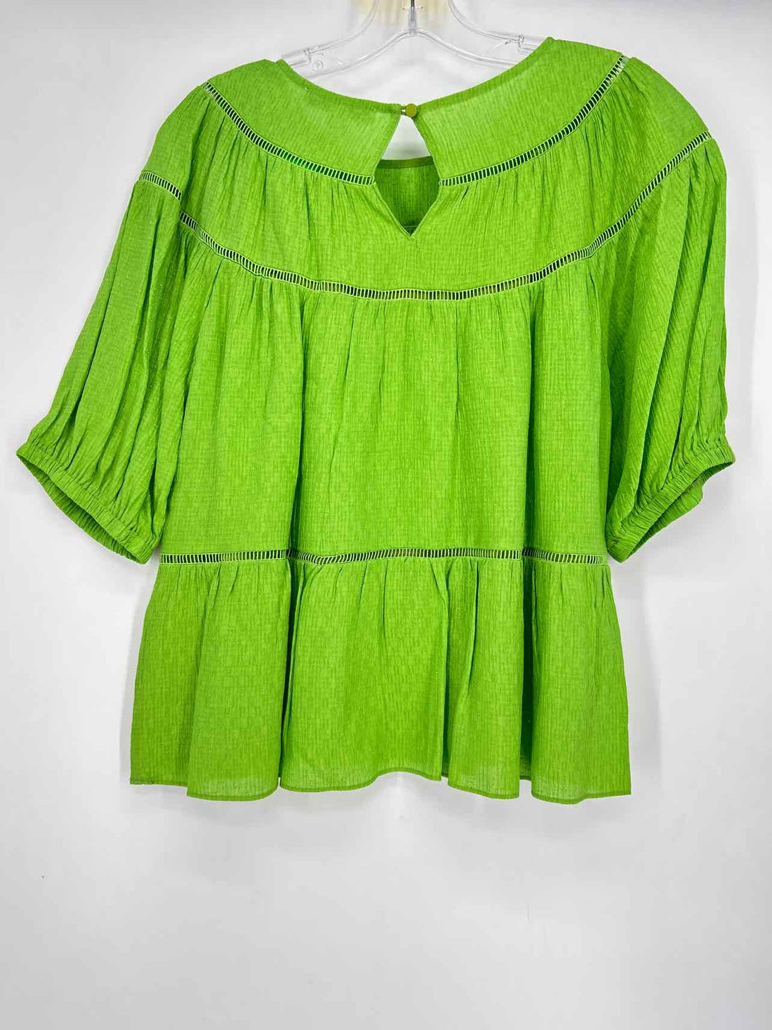 Joy Joy Size S Green Shimmer Short Sleeve