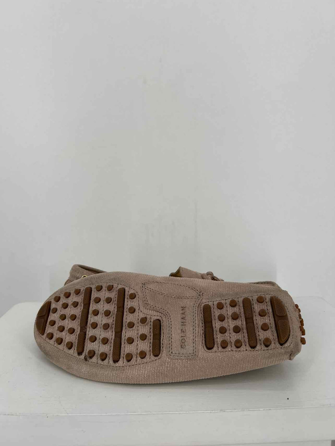 Cole Haan Women Size 8 Shimmer Taupe Loafers