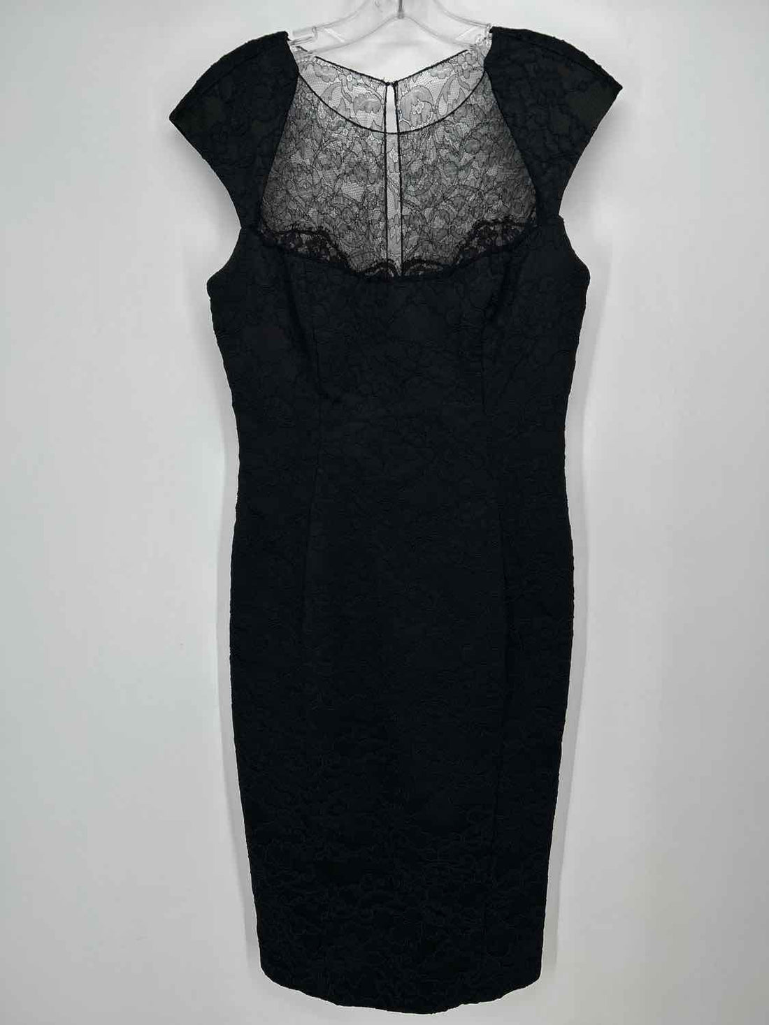 Monique Lhuillier Size 10 Black Dress