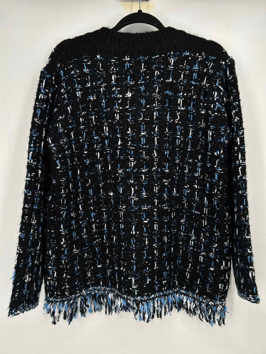 By Anthropologie Size XS Black Blue & White Cardigan