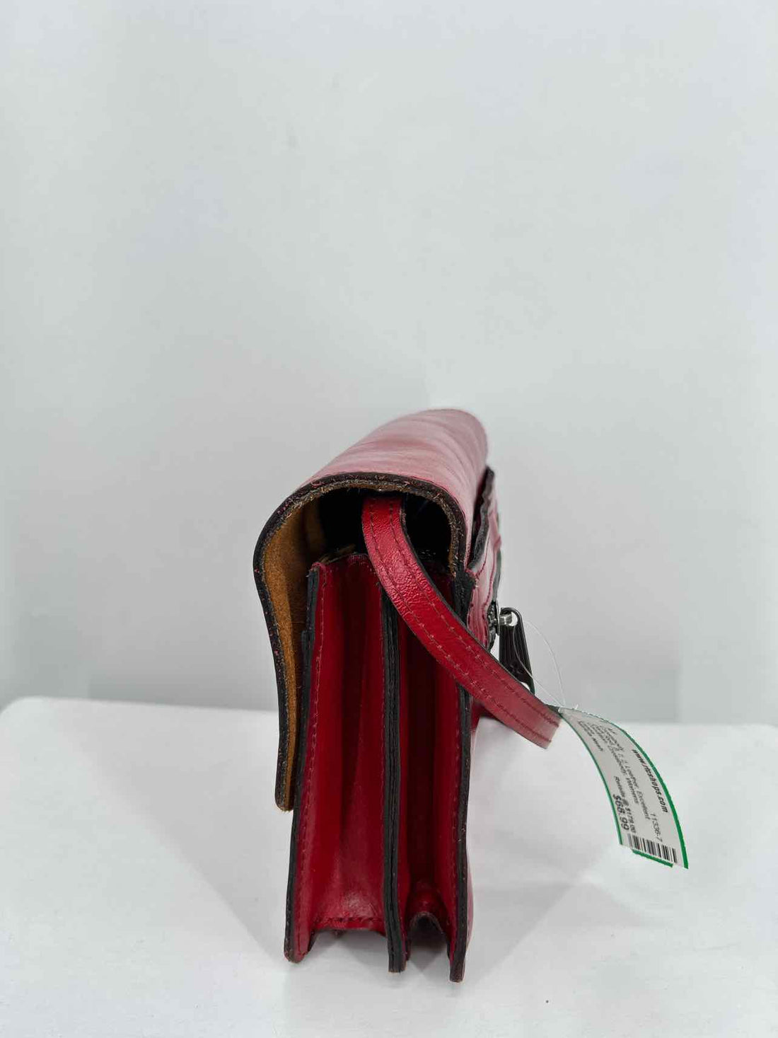 Patricia Nash Dark Red Leather Excellent Condition Crossbody