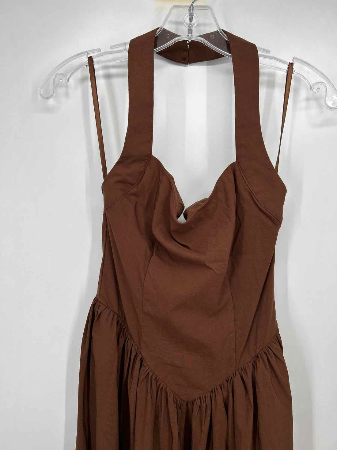 Crystal Sky Size S Brown Sleeveless Dress