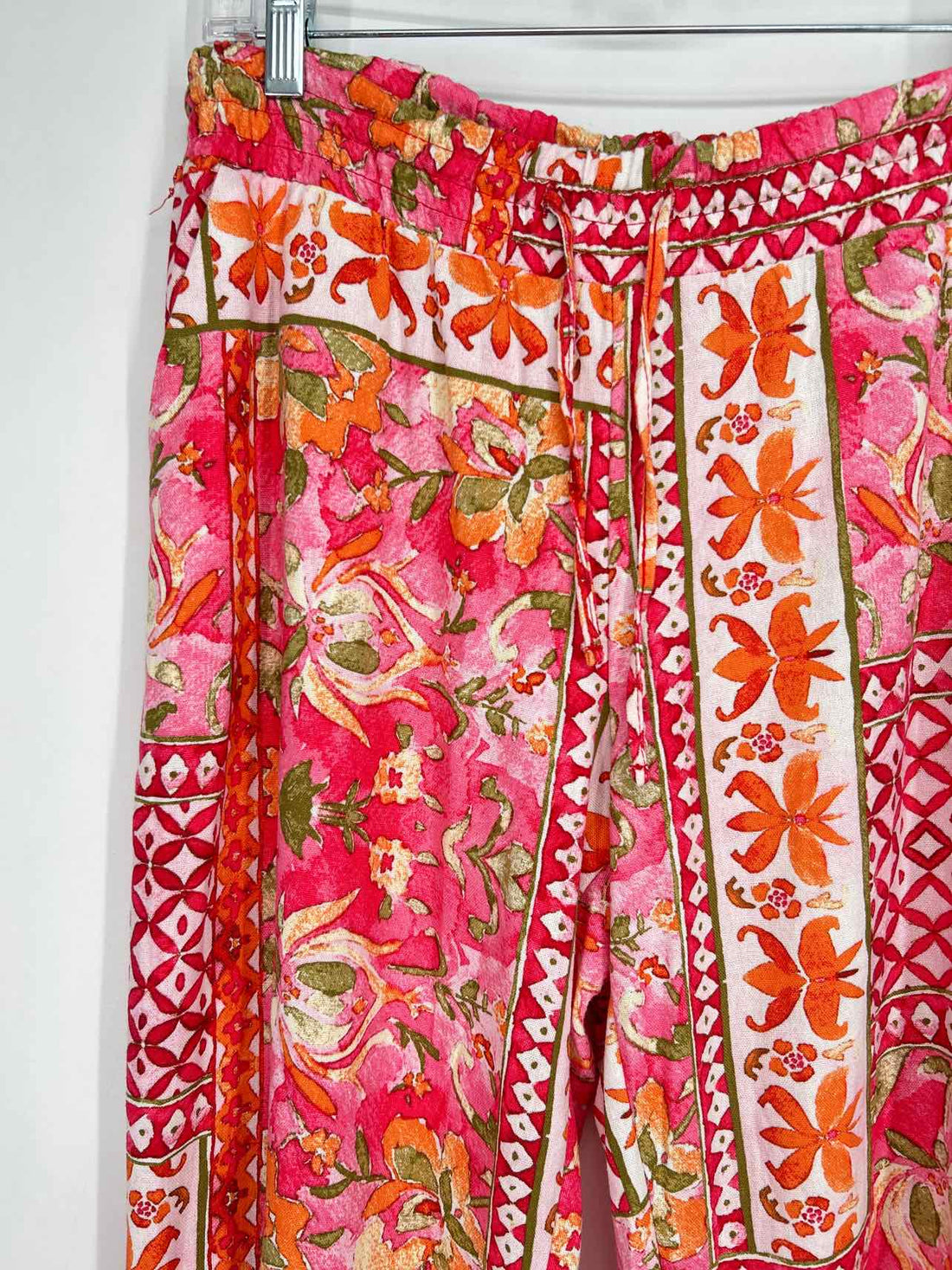 Blue Sol Size S Pink & Orange Print Pants