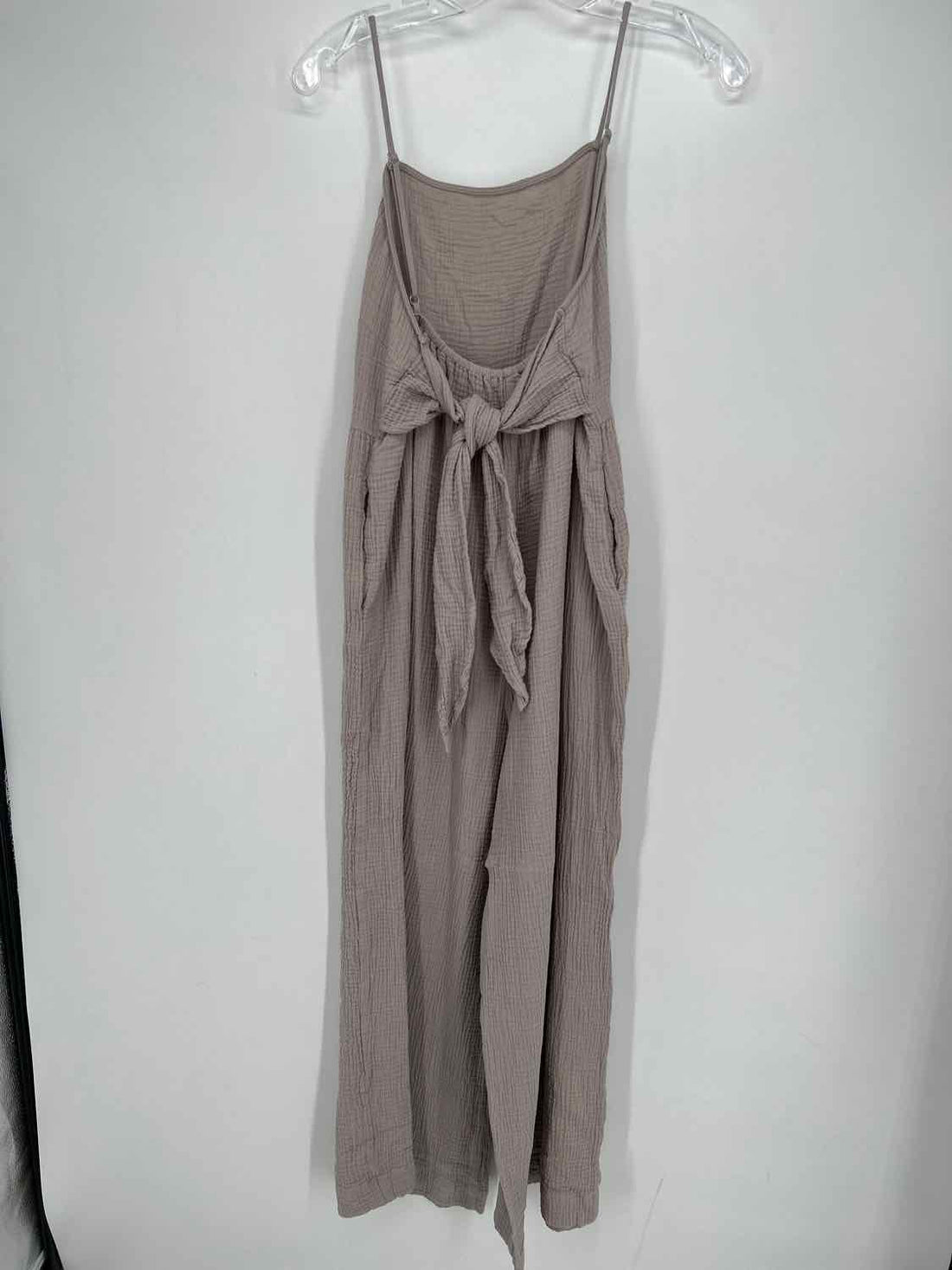 Grade & gather Size L Light Taupe Jumpsuit