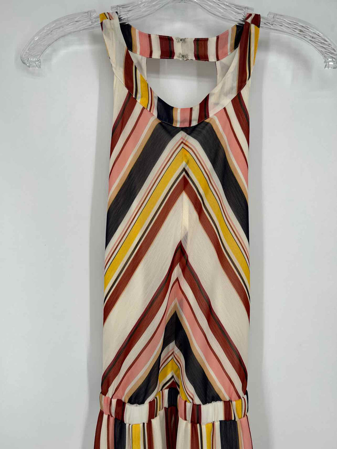 Sanctuary Size L White Multi Color Striped NWT Dress