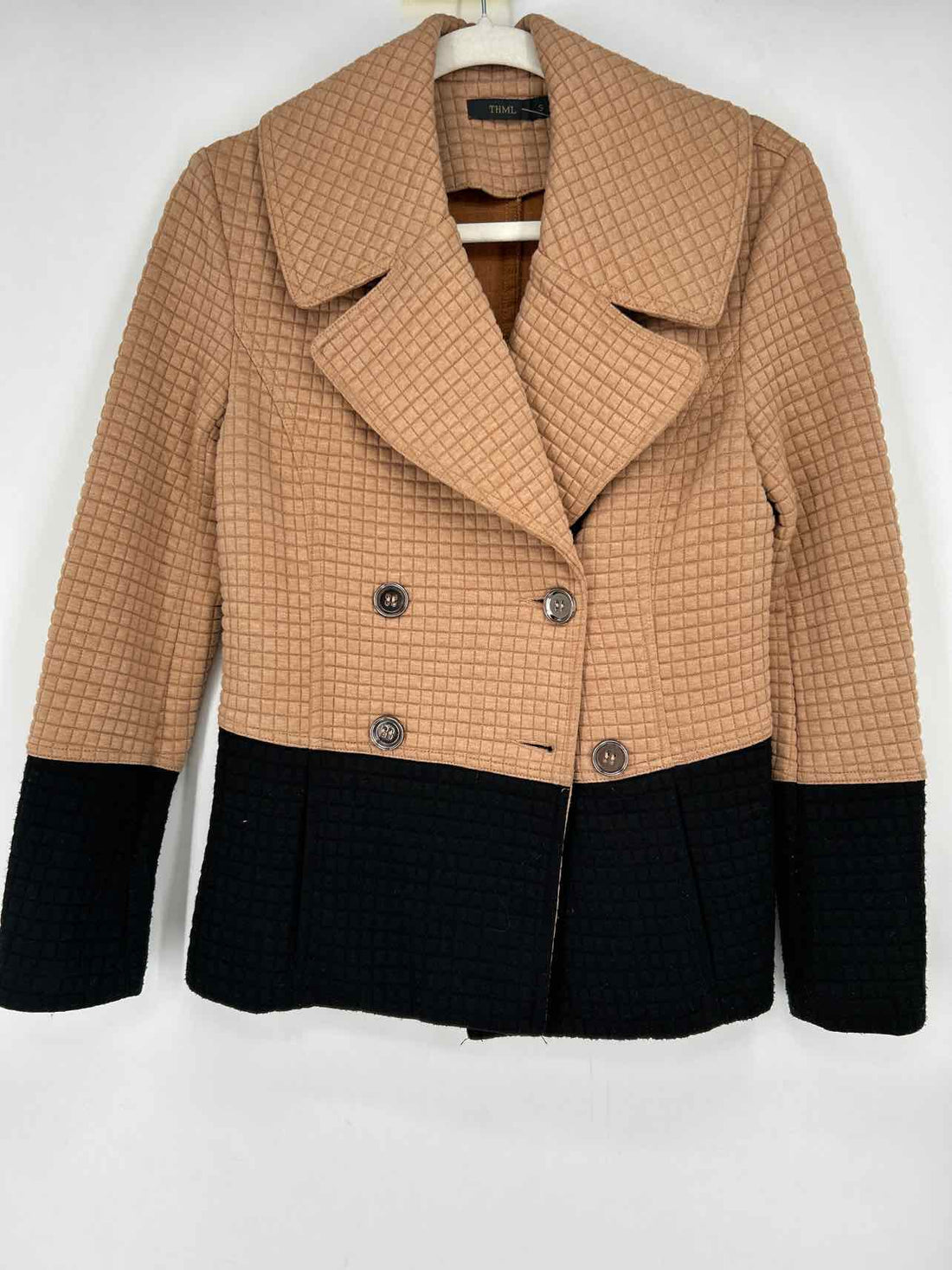 THML Size S Khaki & Black Jacket