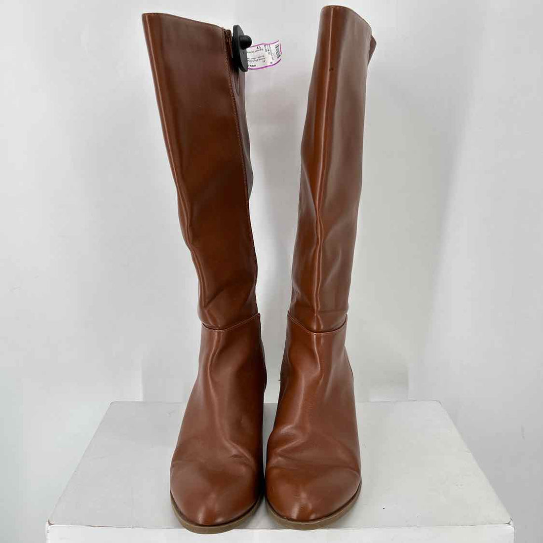 Lauren Conrad Women Size 11 Brown Faux Leather Knee-High Boot