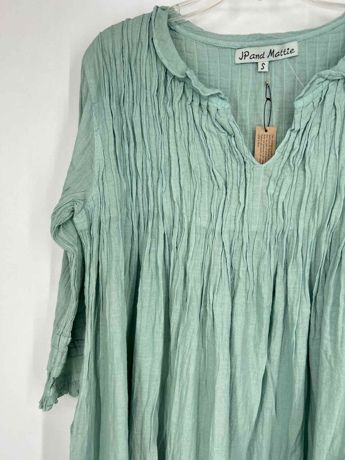 JP and Mattie Size S Mint Green Gauze NWT Dress