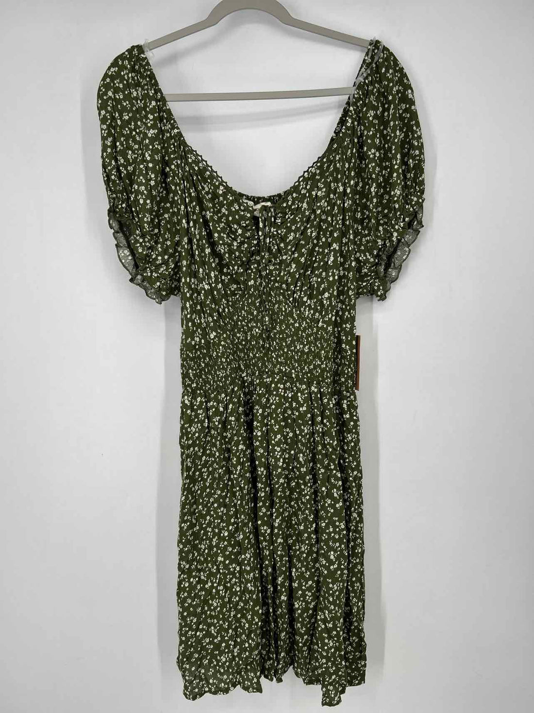 Just Found Size 2X Green Print NWT Dress