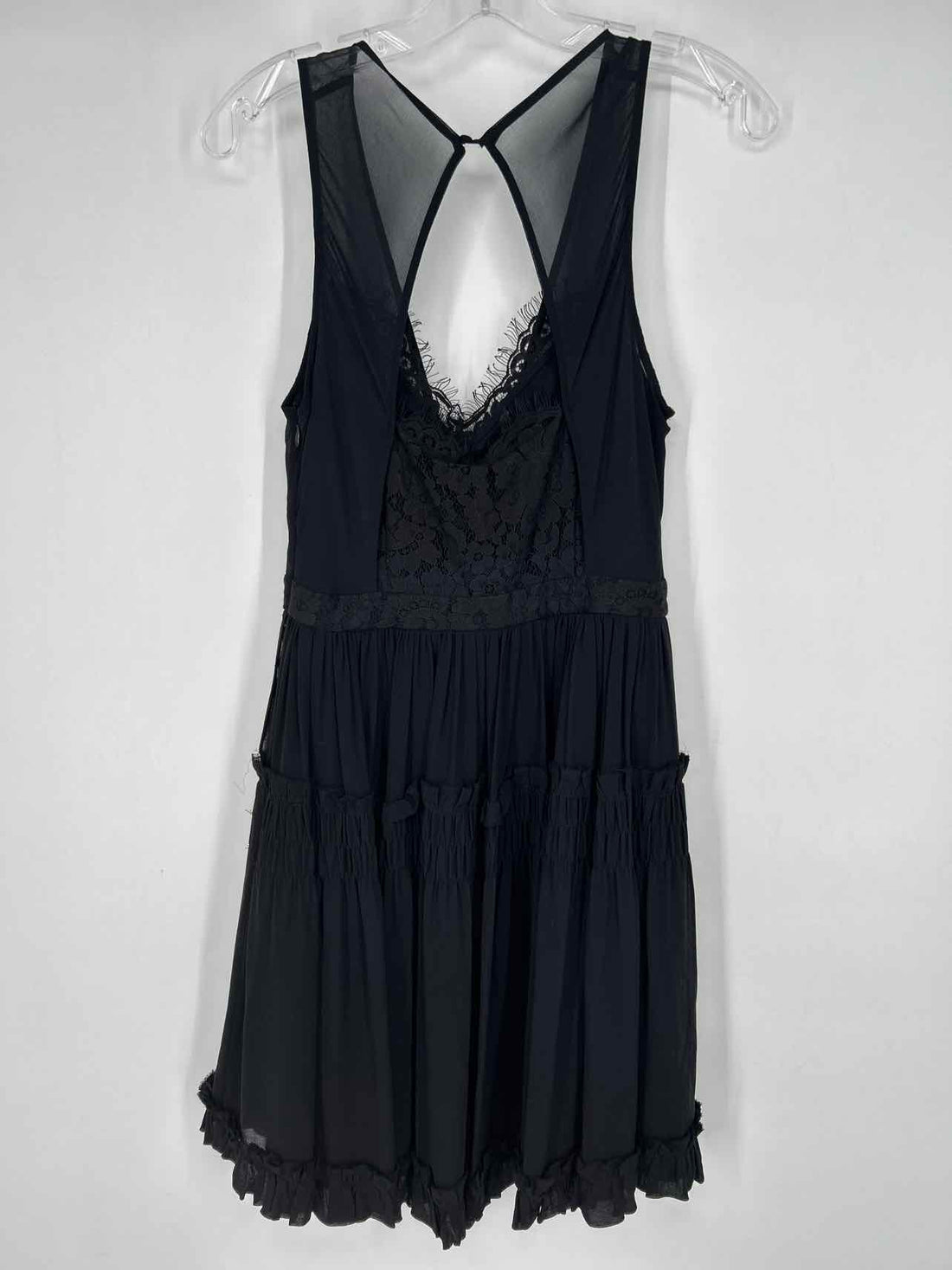 Joie Size S Black Lace Sleeveless Dress