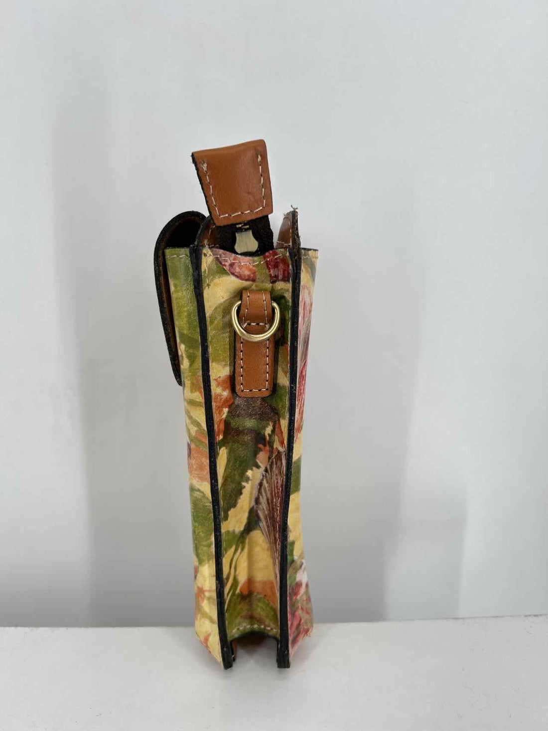 Patricia Nash Yellow Print Crossbody