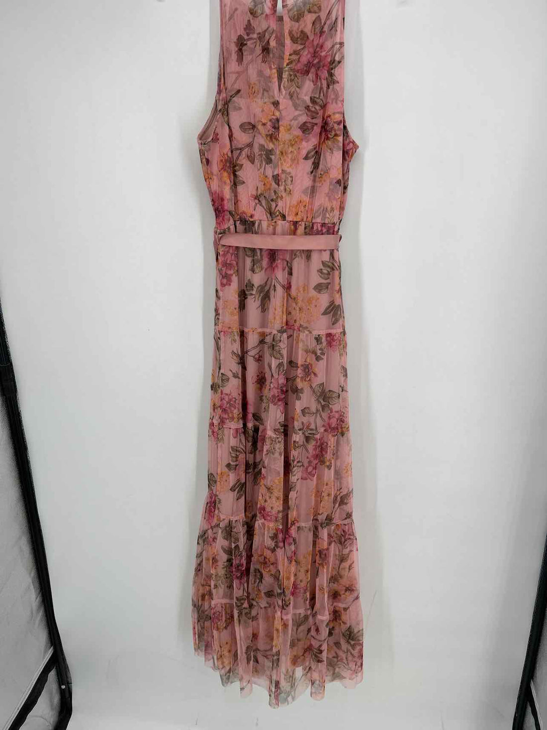 Candalite Size L Pink Floral Mesh Maxi