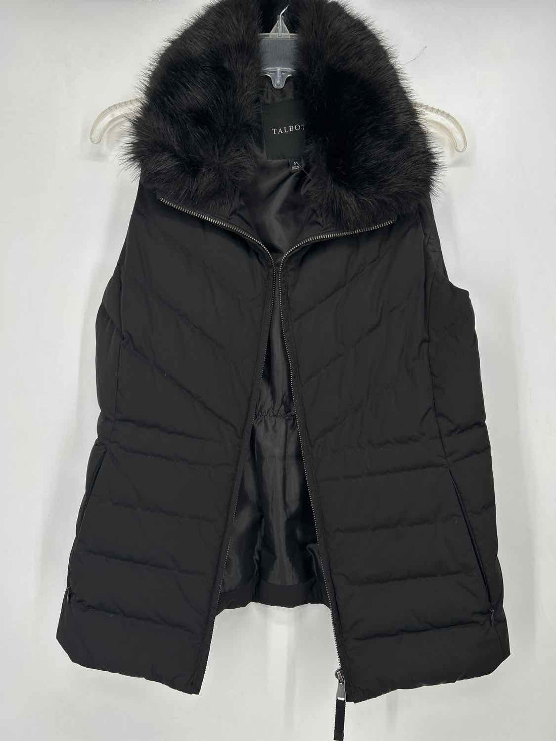 Talbots Size S Black Vest