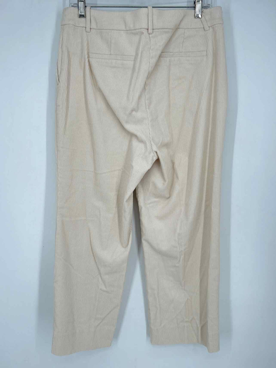 J Crew Size 10 Cream Corduroy Pants