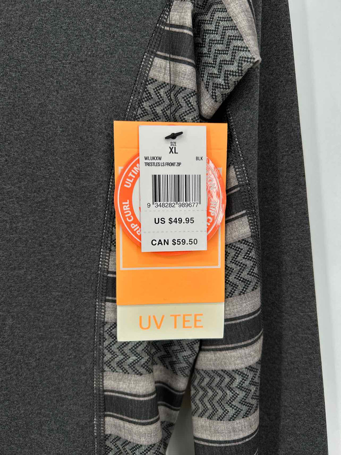Rip Curl Size XL Gray Print NWT Active Tops