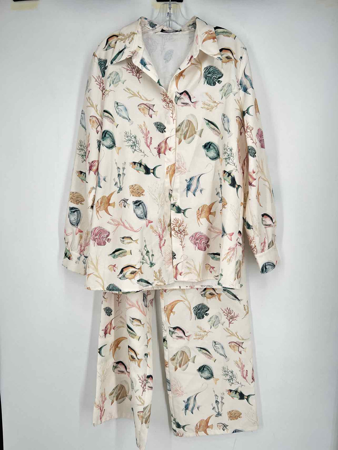 Blithe Size L Ivory Print Multi-Piece Set