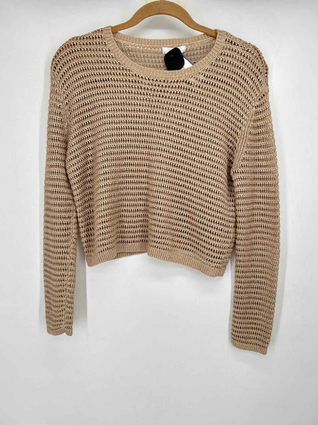 Reiss Size S Khaki Open Knit Sweater