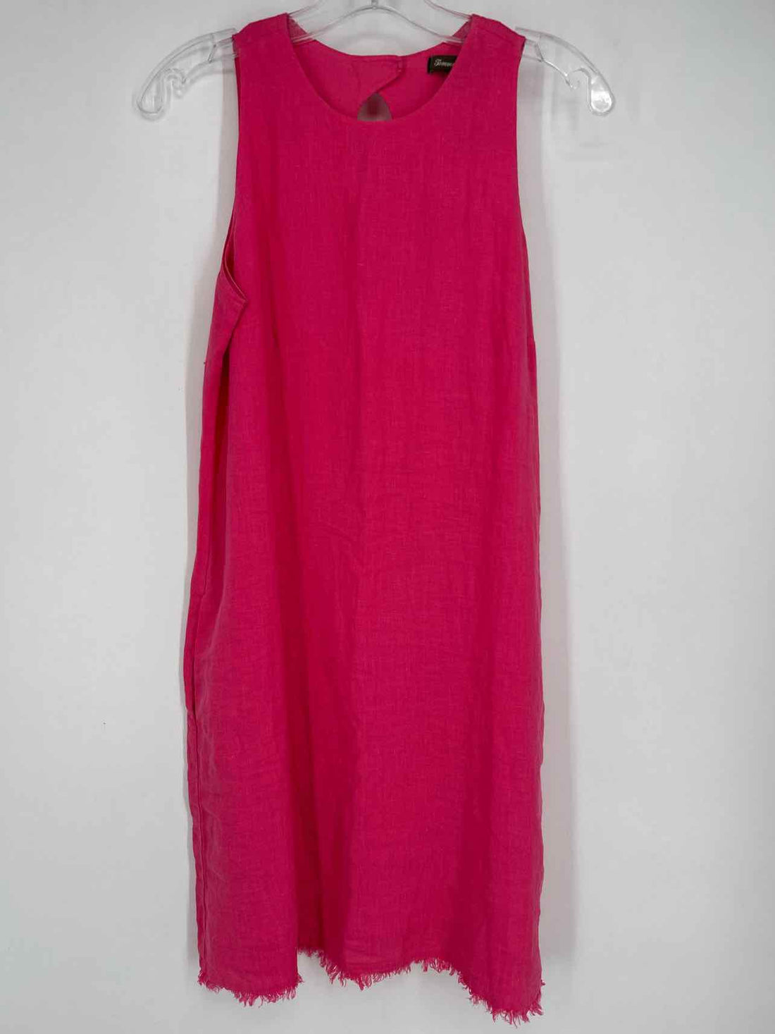 Tommy Bahama Size XS Hot Pink Linen Sleeveless Dress