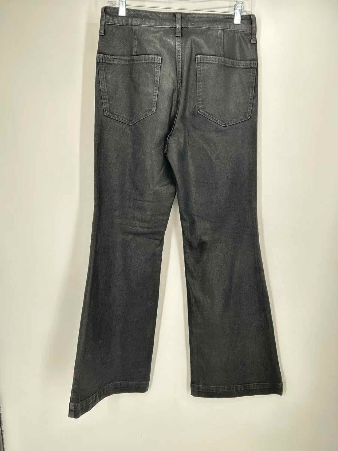 Sam Edelman Size 27 Black Coated Denim Jeans