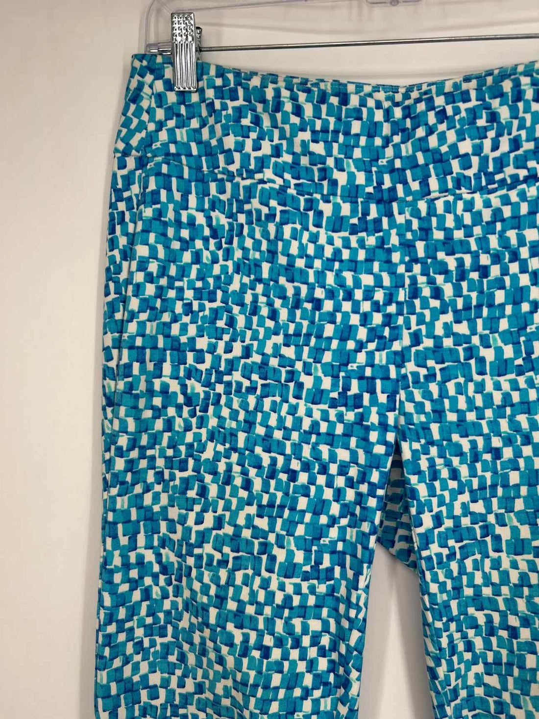 Soft Surroundings Size S Blue & White Print Pants