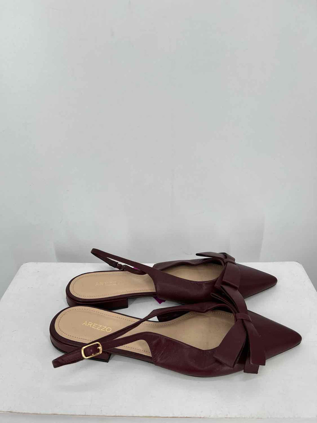 Arezzo Women Size 8.5 Burgundy NWT Flats