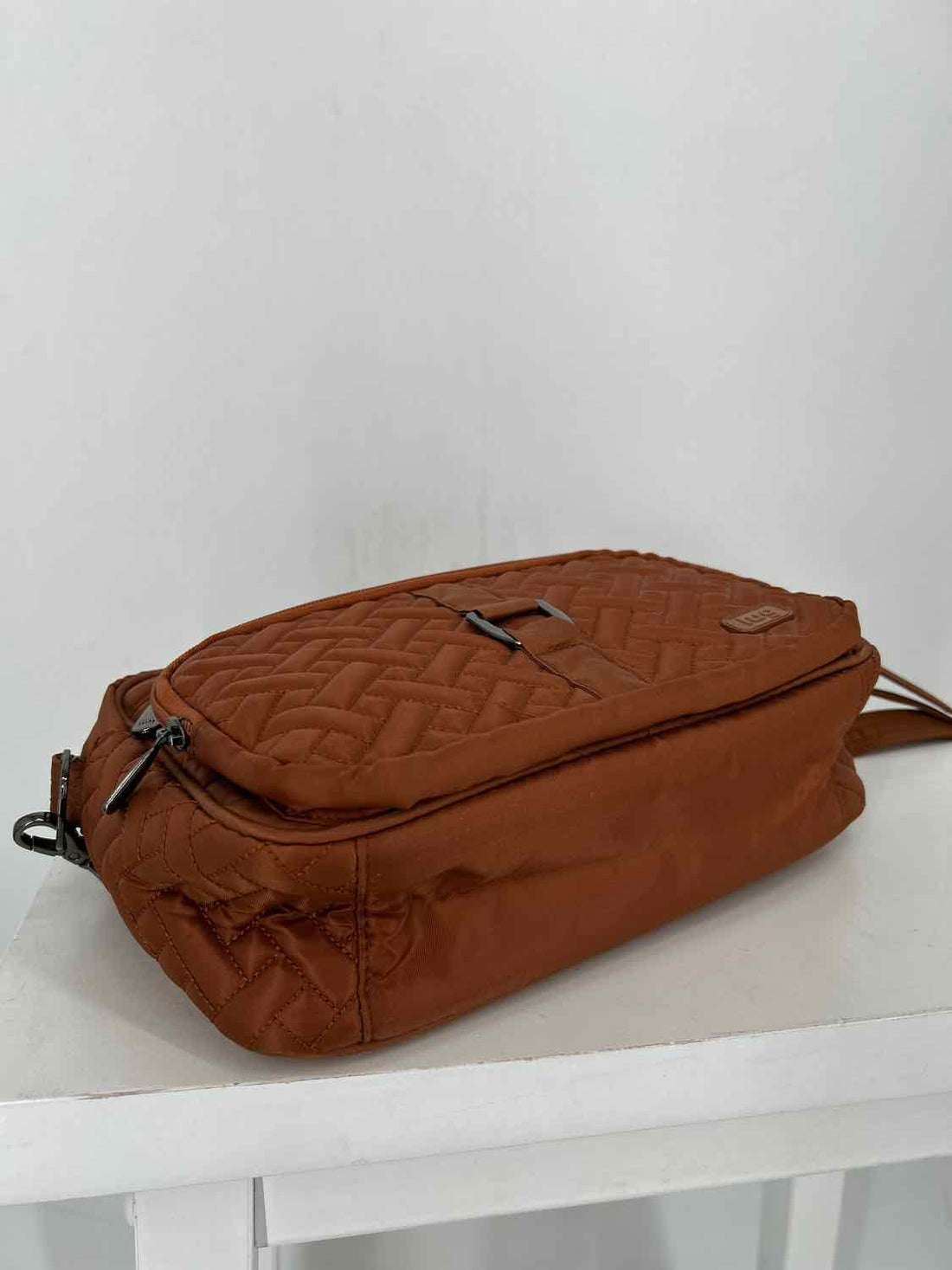 Lug Brown Nylon Pre Owned Crossbody