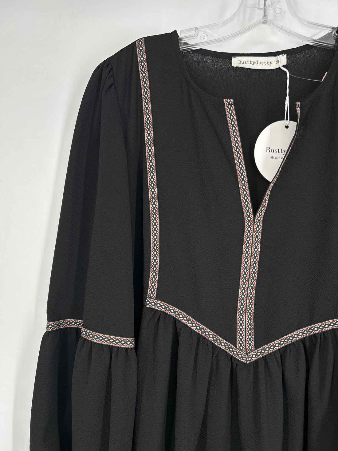Rusttydustty Size XL Black NWT Dress