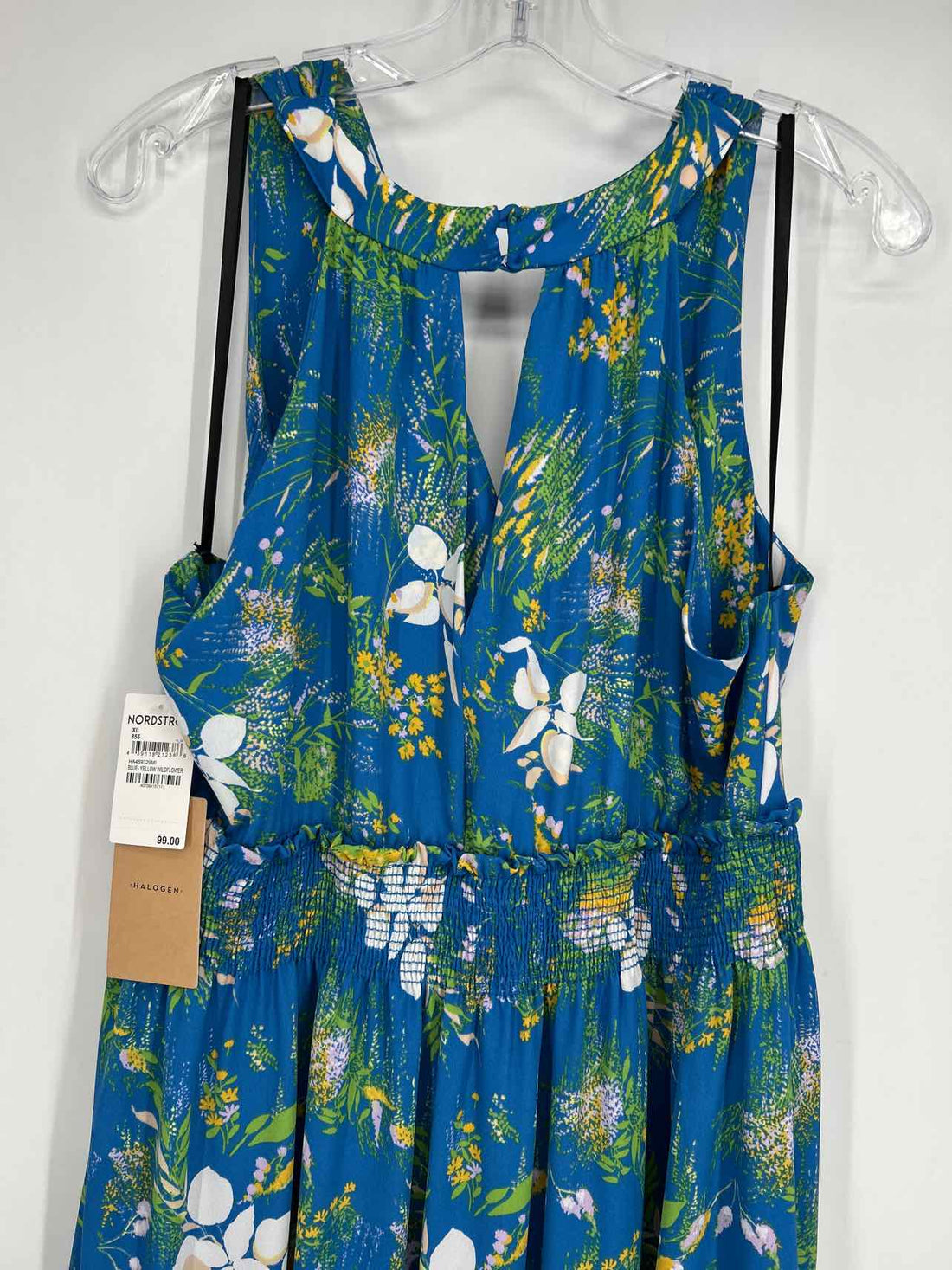 Halogen Size XL Blue Floral NWT Maxi