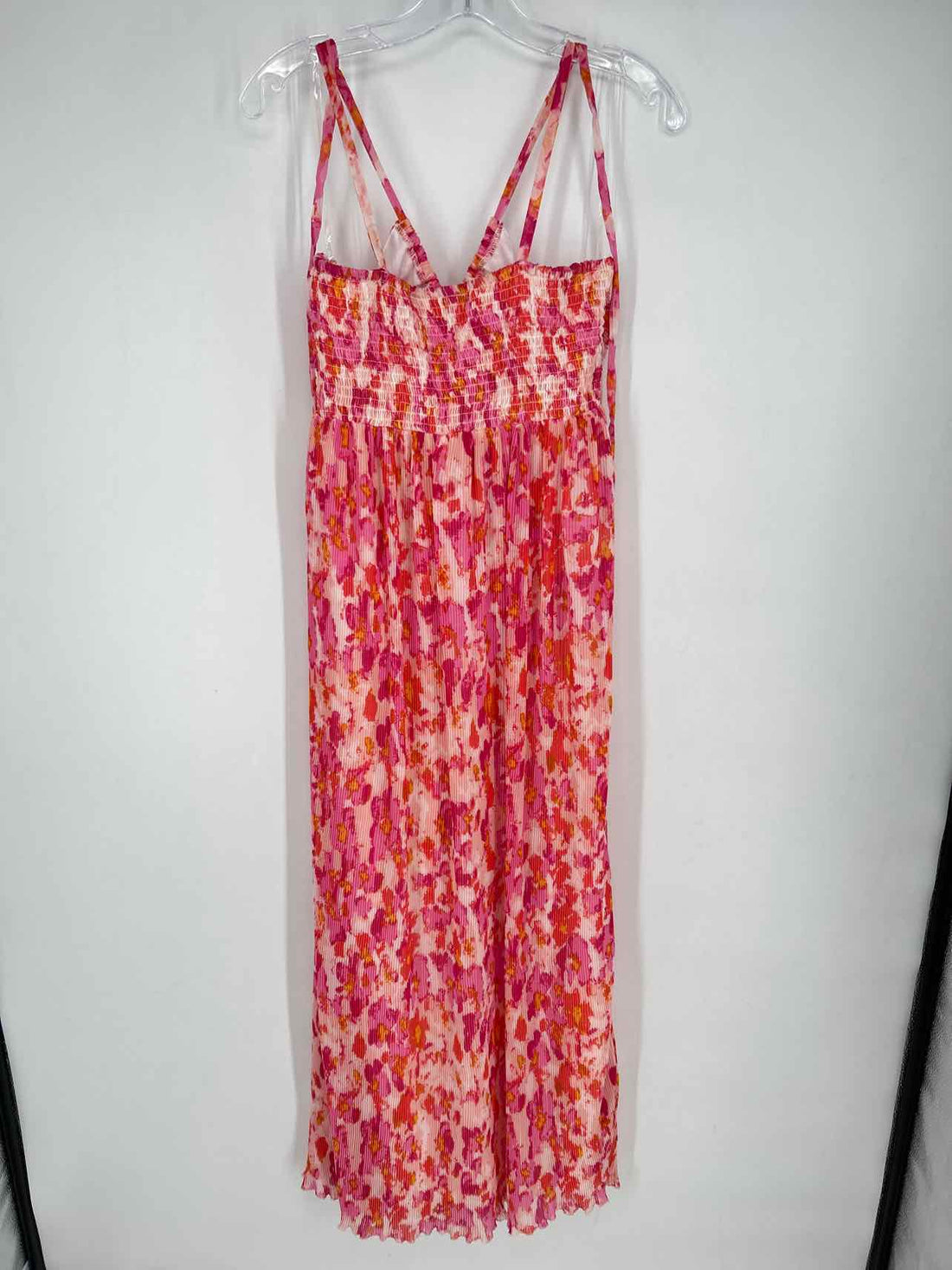 Sincerely Jules Size S Light Pink Print Sleeveless Dress