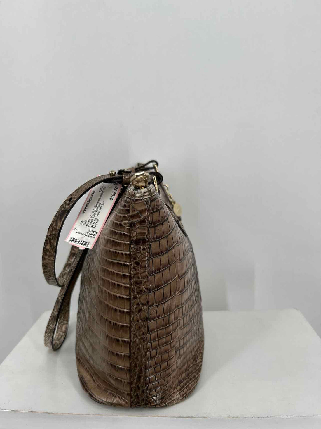 Brahmin Brown Genuine Leather Asher Tote