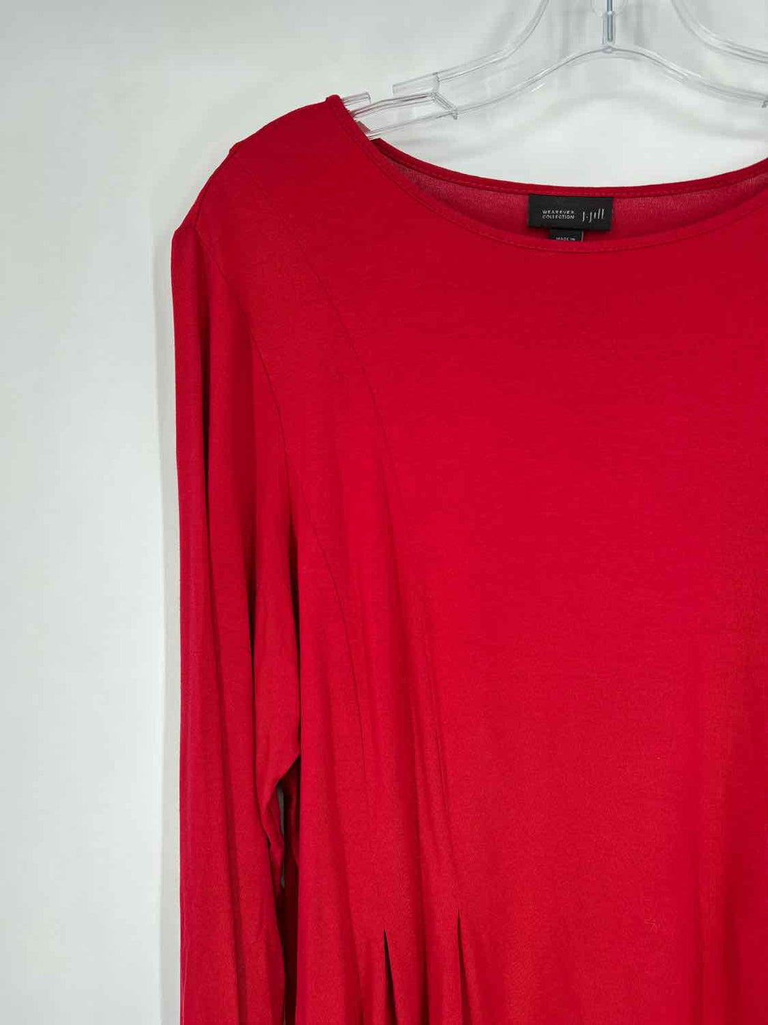 J Jill Size L Red Long Sleeve