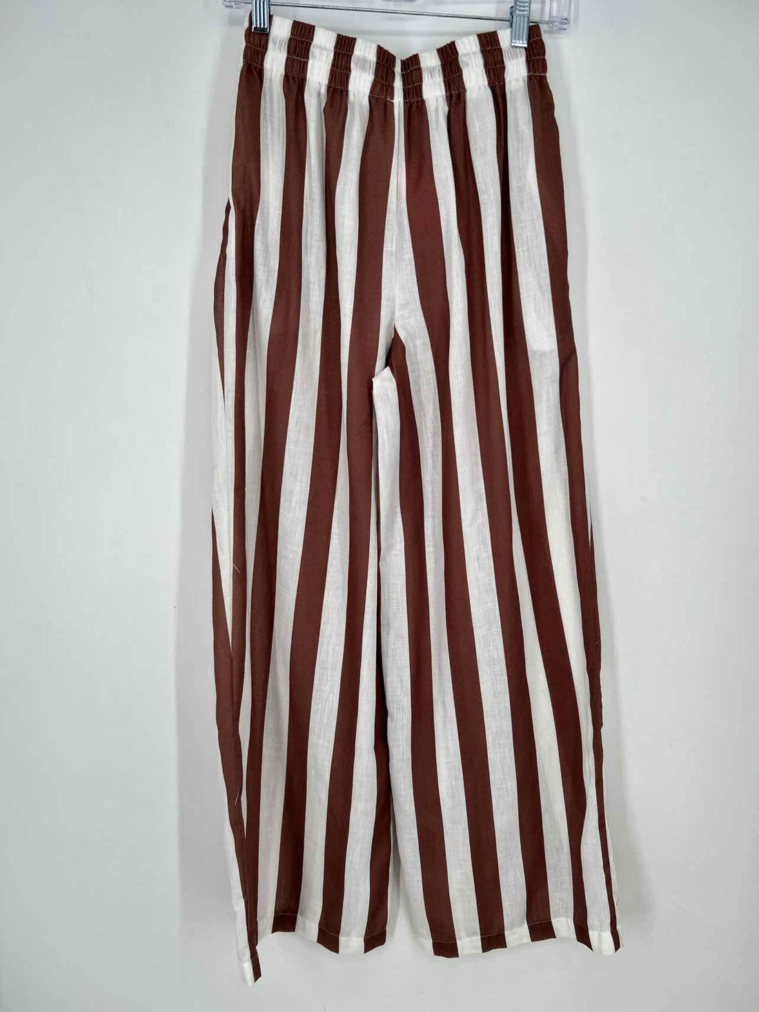 Urban Daizy S Brown & White Striped New Boutique Pants