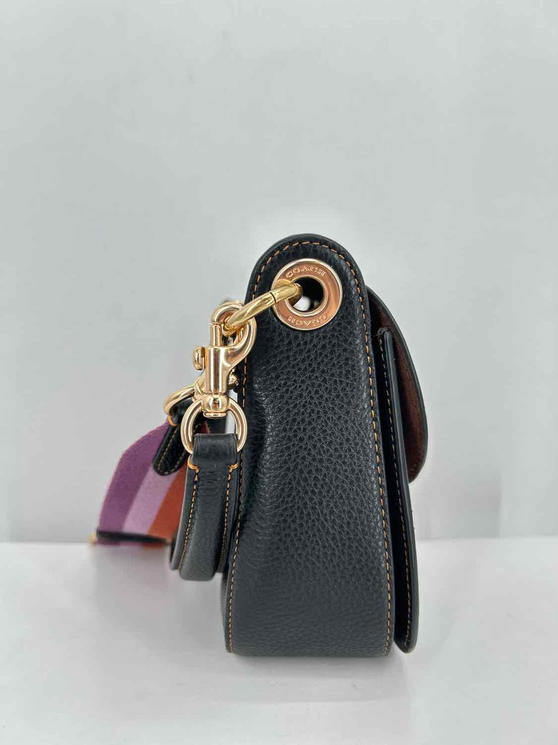 Coach Monogram Leather Pre Owned Crossbody