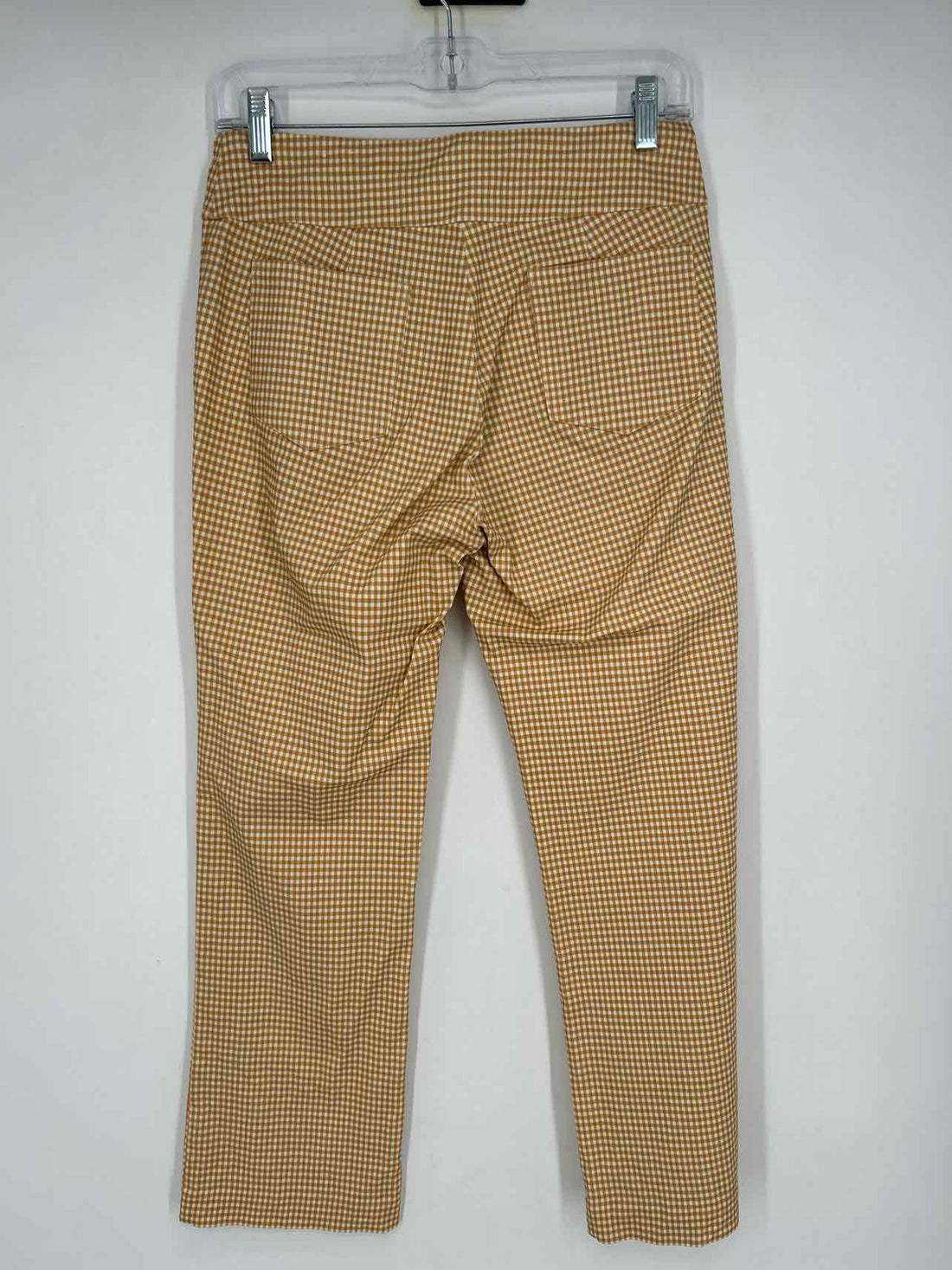 J McLaughlin Size 4 Mustard & White Pants