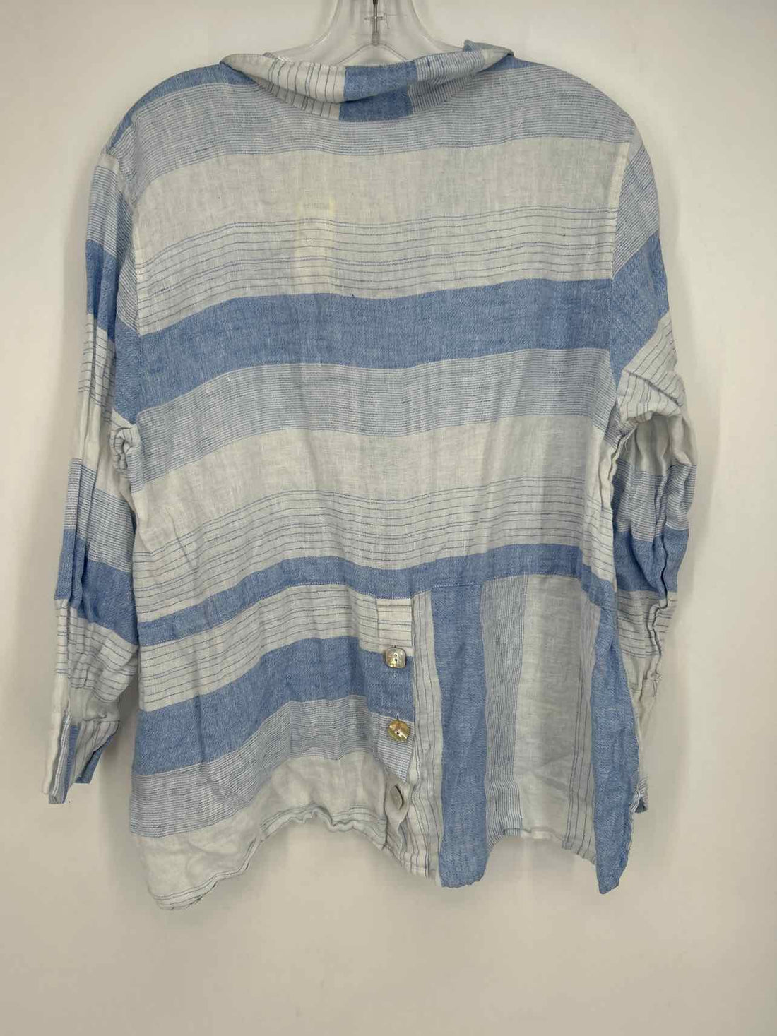 Habitat Size XL White & Blue Striped Long Sleeve
