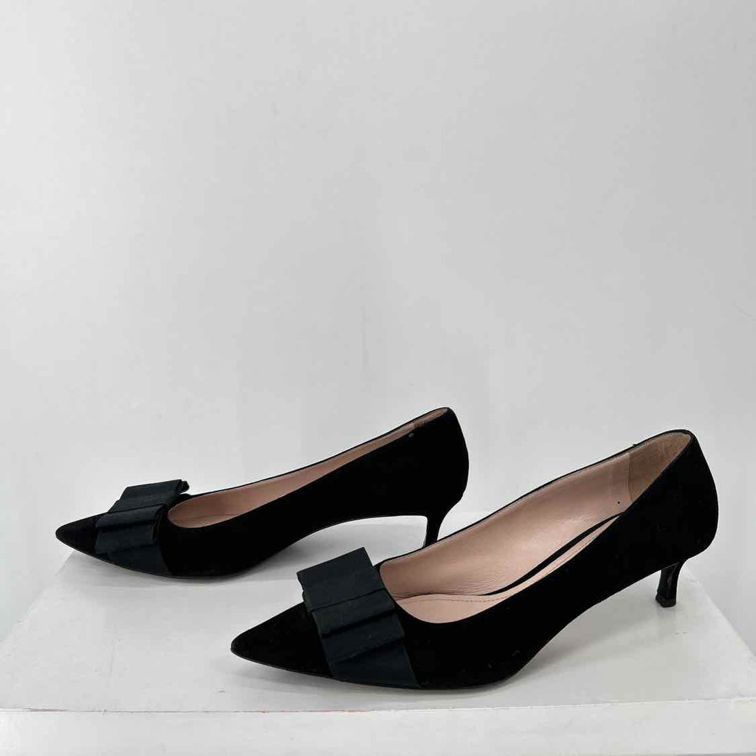 Miu Miu Women Size 40.5 Black Genuine Leather LUXURY