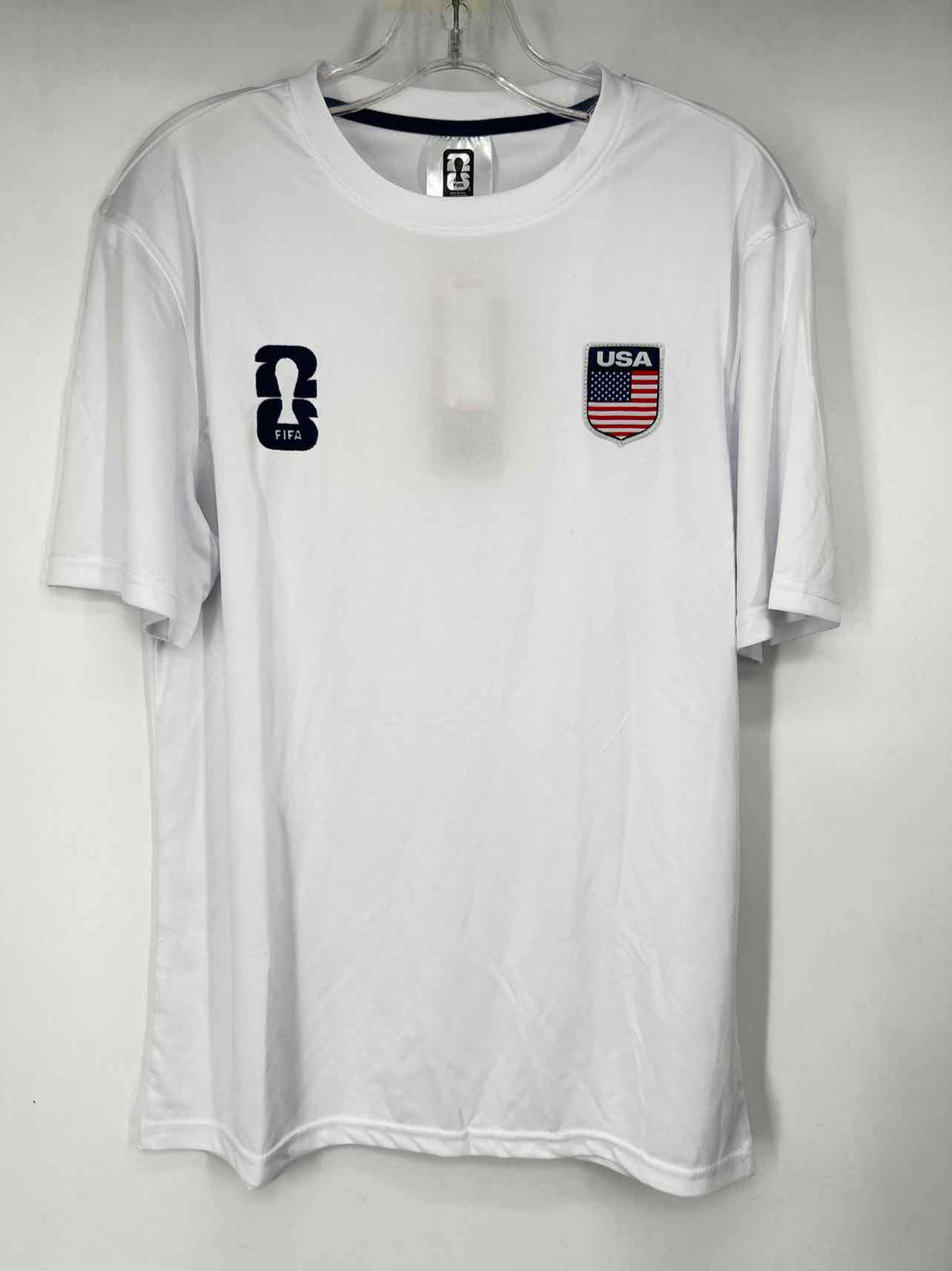 FIFA Size S White Embroidered NWT Active Tops