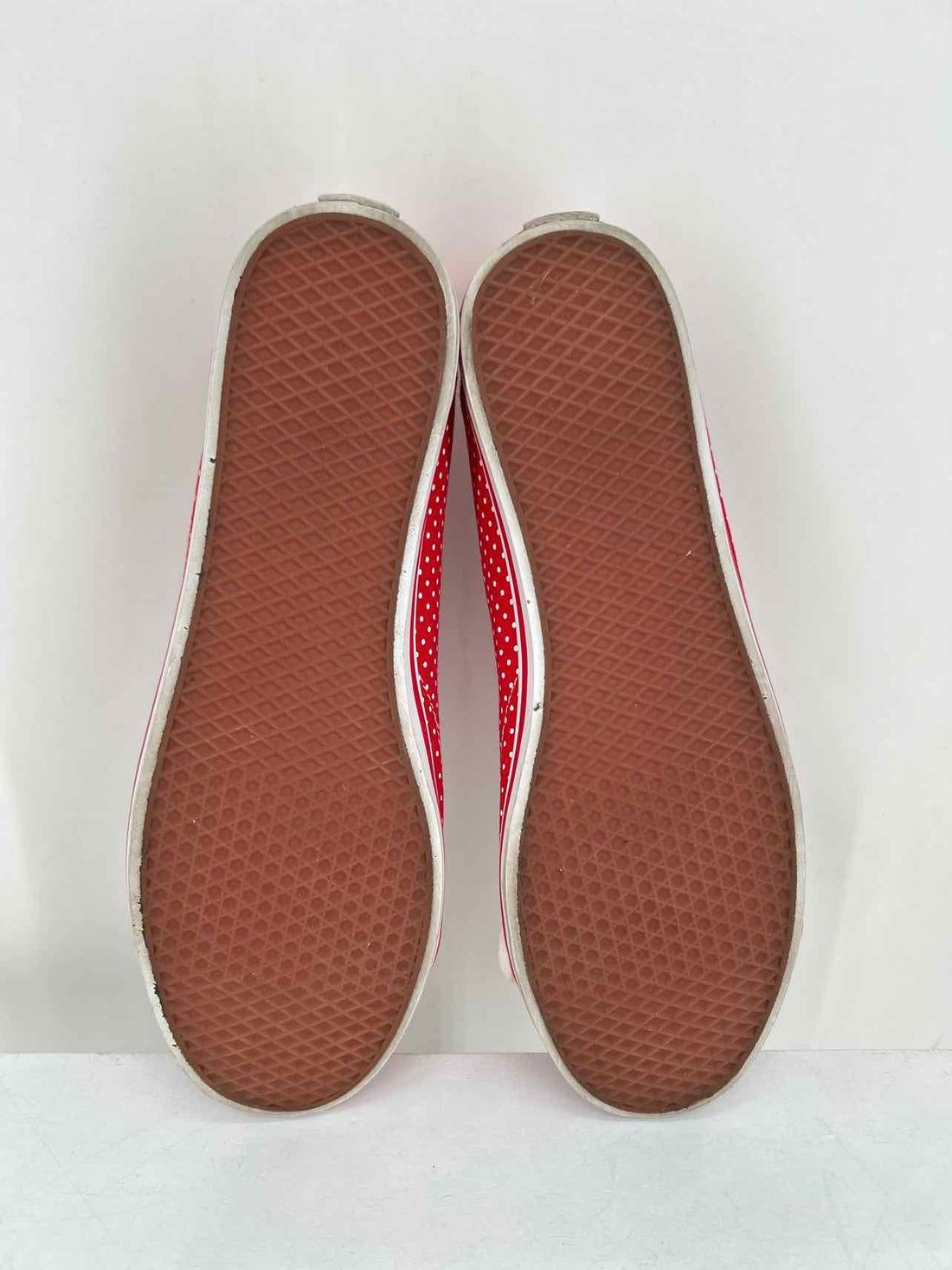 Vans Women Size 9 Red & White Polkadot Sneakers