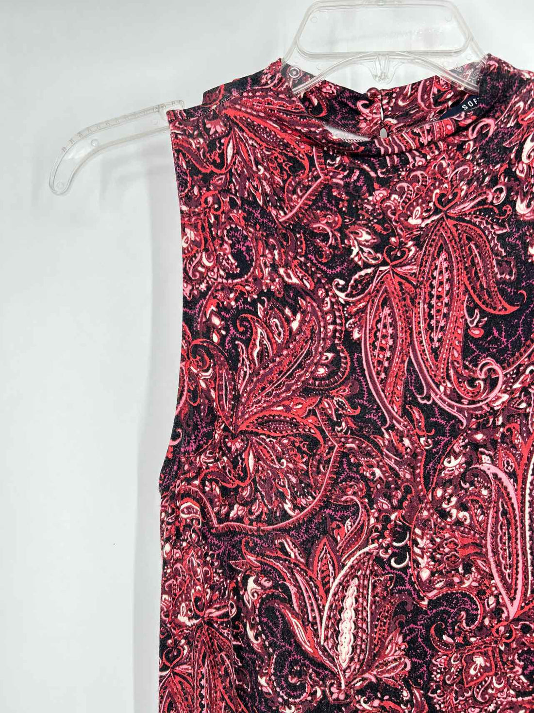 American Eagle Size XS Black & Red Paisley Dress