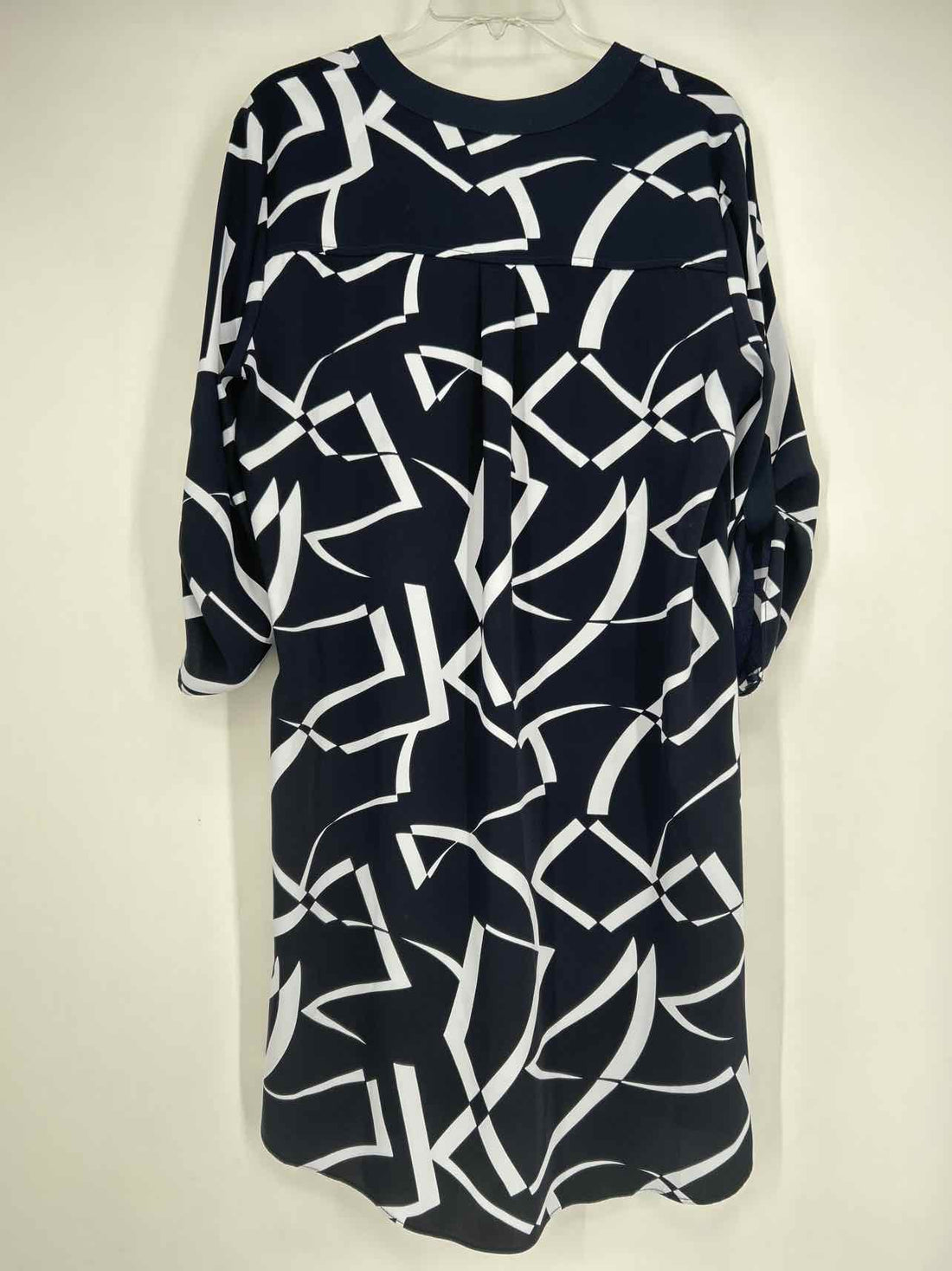Joseph Ribkoff Size 12 Navy & White Dress