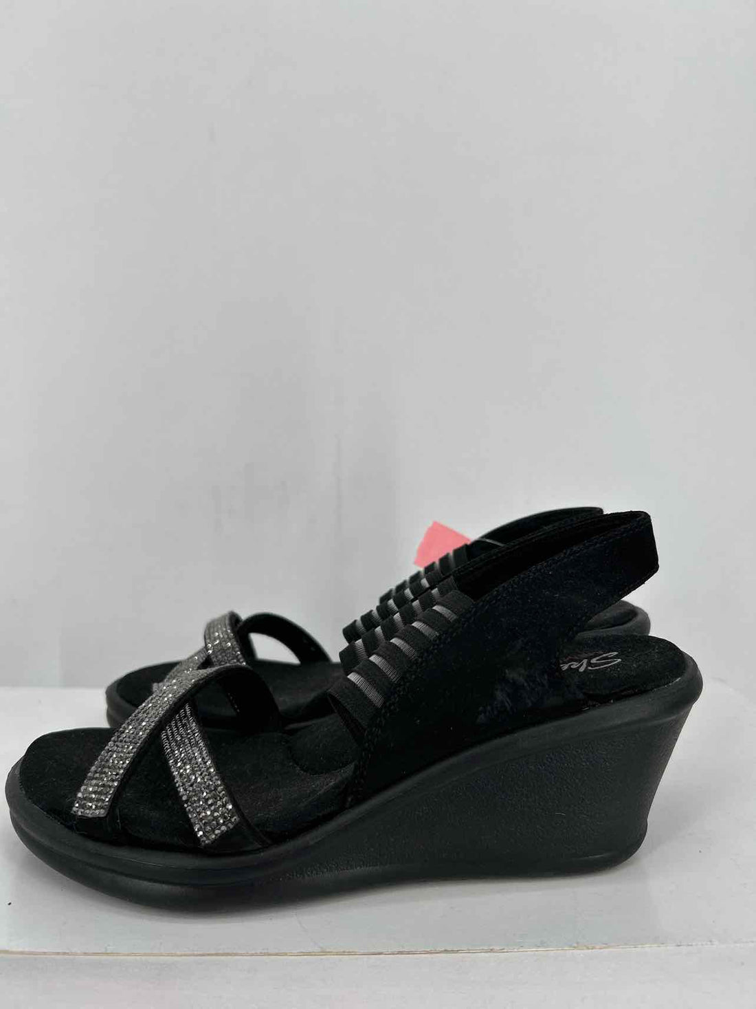 Sketchers Women Size 8 Black Wedges